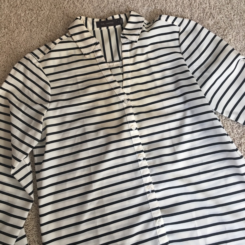 The Limited Striped Button Up Shirt
